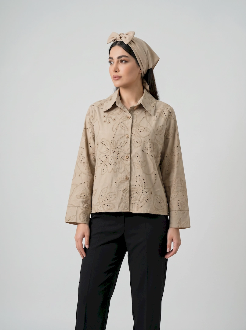 شومیز گلدوزی زنانه 10184